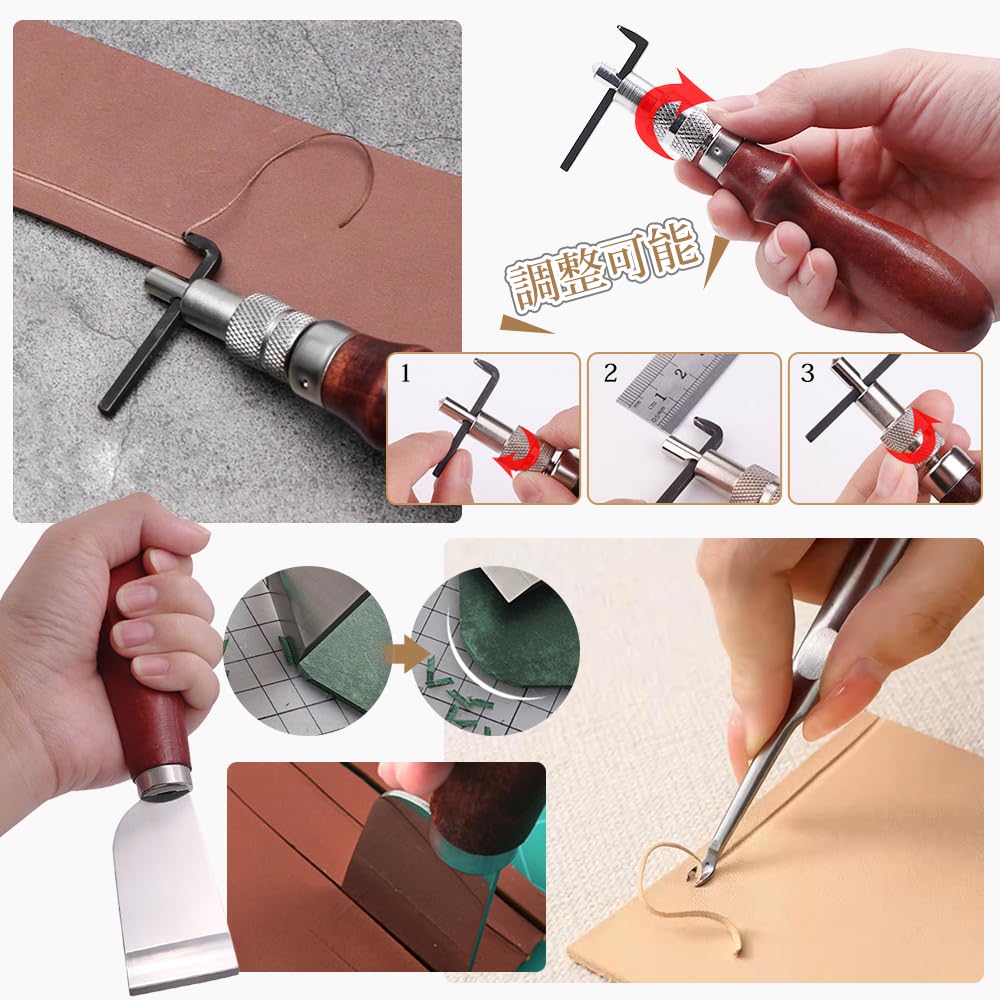 専用　レザー　ハンドメイド　10点セット Amazon.co.jp: レザークラフト カシメセット 10種色200組 穴径